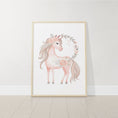 Load image into Gallery viewer, Set of 3 Pink Boho Unicorn Nursery Prints | Girl Power Wall Art | Girls Bedroom Decor - RoseRowanDesign -