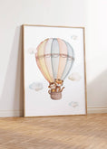 Load image into Gallery viewer, Set of 3 Safari Animal Prints for Nursery, Kids Bedroom or Playroom - Gender Neutral Decor for Babies Room - Hot Air Balloon, Animal Ark - RoseRowanDesign -