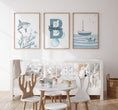 Load image into Gallery viewer, Shark Nursery Prints | Set of 3 | Personalised Wall Art for Boys' Room - RoseRowanDesign -