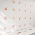 Load image into Gallery viewer, Watercolour Seashell Wall Stickers | Shell Nursery Wall Decals - Set of 20