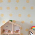 Load image into Gallery viewer, Small Sun Wall Stickers – Set of 20 | Removable Nursery & Playroom Decals