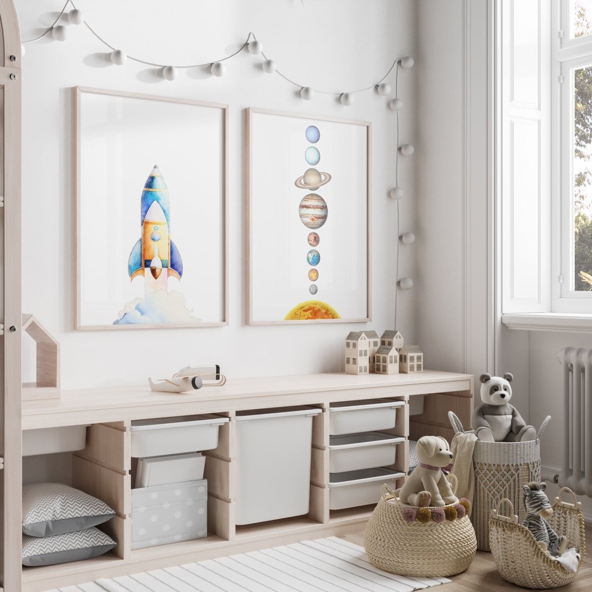 Solar System On Toddlers Room