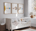 Load image into Gallery viewer, Space Nursery Prints | Set of 3 | Solar System & Astronaut Wall Art for Toddler Boy's Room - RoseRowanDesign -