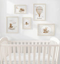 Load image into Gallery viewer, Teddy Bear Nursery Gallery Wall Set – Neutral Baby Room Decor - RoseRowanDesign - Wall Art