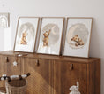 Load image into Gallery viewer, Teddy Bear Theme Kids Wall Art | Beige | Set of 3 Nursery Prints - RoseRowanDesign - Wall Art