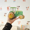 Load image into Gallery viewer, Close-up of a tractor fabric wall sticker
