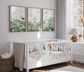 Load image into Gallery viewer, Unicorn Bedroom Prints | Set of 3 | Flower Meadow Wall Art for Girls' Nursery - RoseRowanDesign -