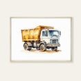 Load image into Gallery viewer, Vehicles Wall Art Set | Choice of 9, 6, 4, or 3 Prints | Transport & Construction Theme for Boys' Room - RoseRowanDesign -