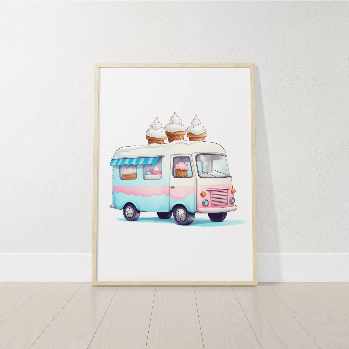 Vehicles Wall Art Set | Transport Nursery Prints | Available in Sets of 9, 6, 4, or 3 for Boys' Room - RoseRowanDesign -