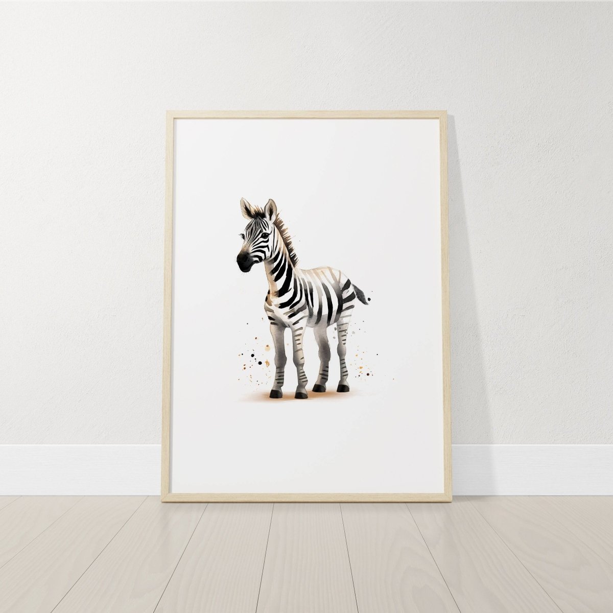 Watercolor Safari Animal Prints | Set of 6 | Neutral Nursery Wall Art for Baby's Room - RoseRowanDesign -