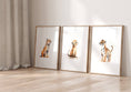 Load image into Gallery viewer, Watercolor Safari Animal Prints | Set of 6 | Neutral Nursery Wall Art for Baby's Room - RoseRowanDesign -
