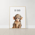 Load image into Gallery viewer, Watercolour Safari Animal Nursery Prints | Set of 6 | Gender Neutral Wall Art for Baby's Bedroom - RoseRowanDesign -