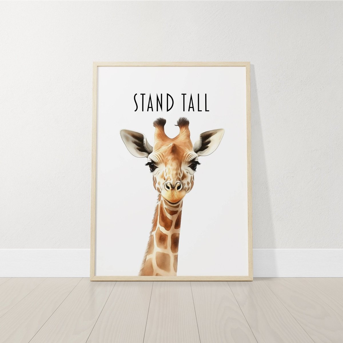 Watercolour Safari Animal Nursery Prints | Set of 6 | Gender Neutral Wall Art for Baby's Bedroom - RoseRowanDesign -