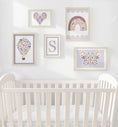 Load image into Gallery viewer, Wildflower Nursery Gallery Wall Art Set – Girls Floral Prints - RoseRowanDesign - Wall Art