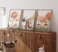 Load image into Gallery viewer, Woodland Animal Nursery Prints | Set of 3 | Blossom Tree & Forest Decor for Unisex Kids' Room - RoseRowanDesign -