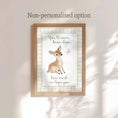 Load image into Gallery viewer, Woodland Animal Nursery Prints, Set of 3 with Personalised Name, Fox Bear Bunny Wall Art in White or Oak Frames, Baby Room Forest Decor - RoseRowanDesign -