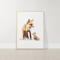 Load image into Gallery viewer, Woodland Animal Nursery Wall Prints | Set of 3 | Neutral Forest Animal Art for Baby’s Room - RoseRowanDesign -