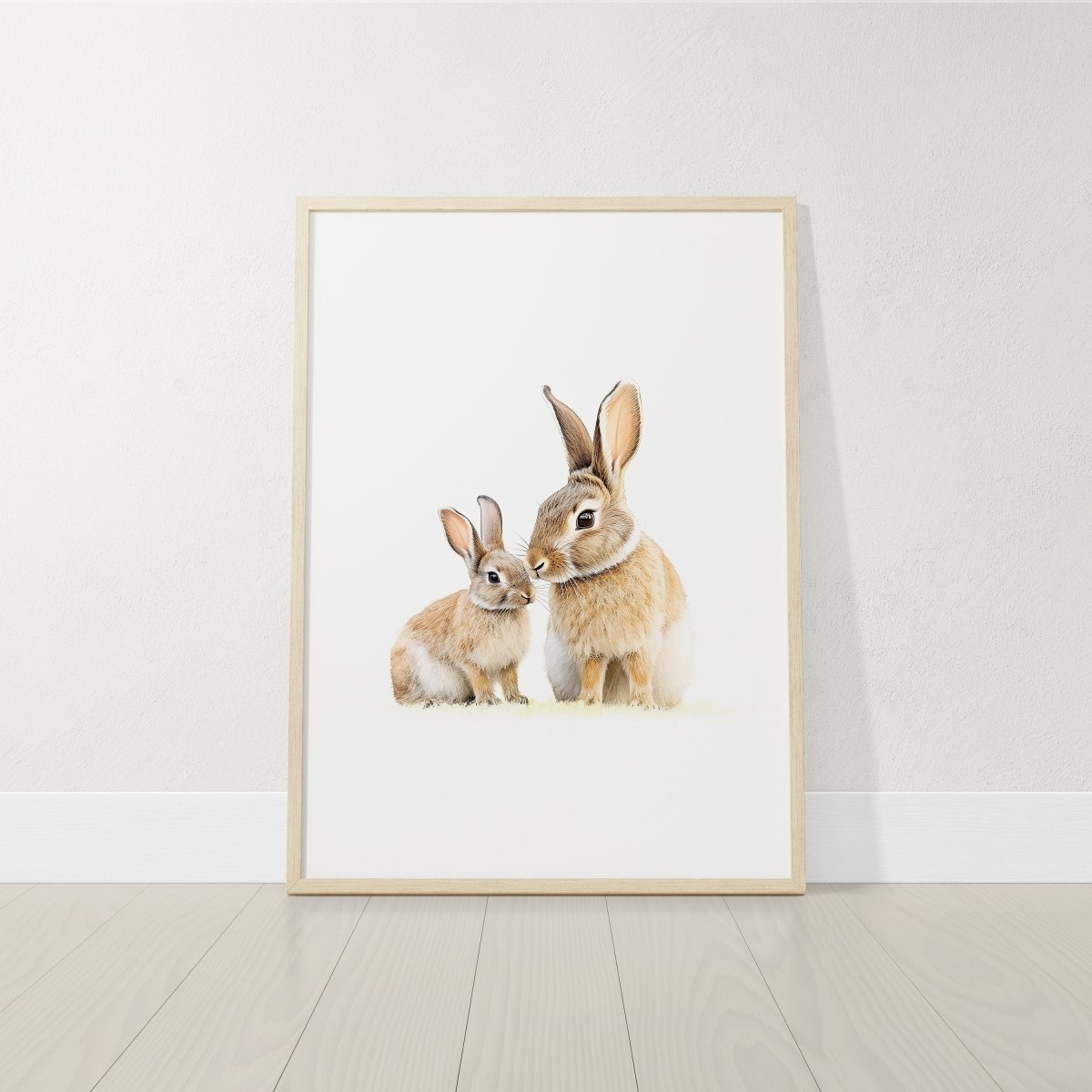 Woodland Animal Nursery Wall Prints | Set of 3 | Neutral Forest Animal Art for Baby’s Room - RoseRowanDesign -