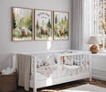 Load image into Gallery viewer, Woodland Bear Nursery Prints | Set of 3 | Forest Adventure Wall Art for Unisex Nursery - RoseRowanDesign -