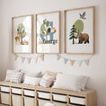 Load image into Gallery viewer, Woodland Nursery Prints | Set of 3 | Personalised Wall Art for Childs' Room - RoseRowanDesign -