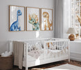 Load image into Gallery viewer, Dinosaur Kids Wall Art | Set of 3 Nursery Prints - RoseRowanDesign
