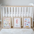 Load image into Gallery viewer, Personalised Alphabet, Initial & Solar System Nursery Prints | Set of 3
