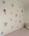 Load image into Gallery viewer, Fairy Wall Stickers – Pastel Removable Fabric Decals | Nursery & Bedroom Decor
