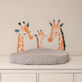 Load image into Gallery viewer, Giraffe Family Wall Stickers | Removable Fabric Nursery Decals – Set of 3
