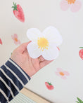 Load image into Gallery viewer, Premium Fabric Nursery Wall Stickers - Strawberries and Flowers
