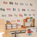 Load image into Gallery viewer, Alphabet Wall Stickers – Removable Fabric Letters | Montessori Nursery Decor
