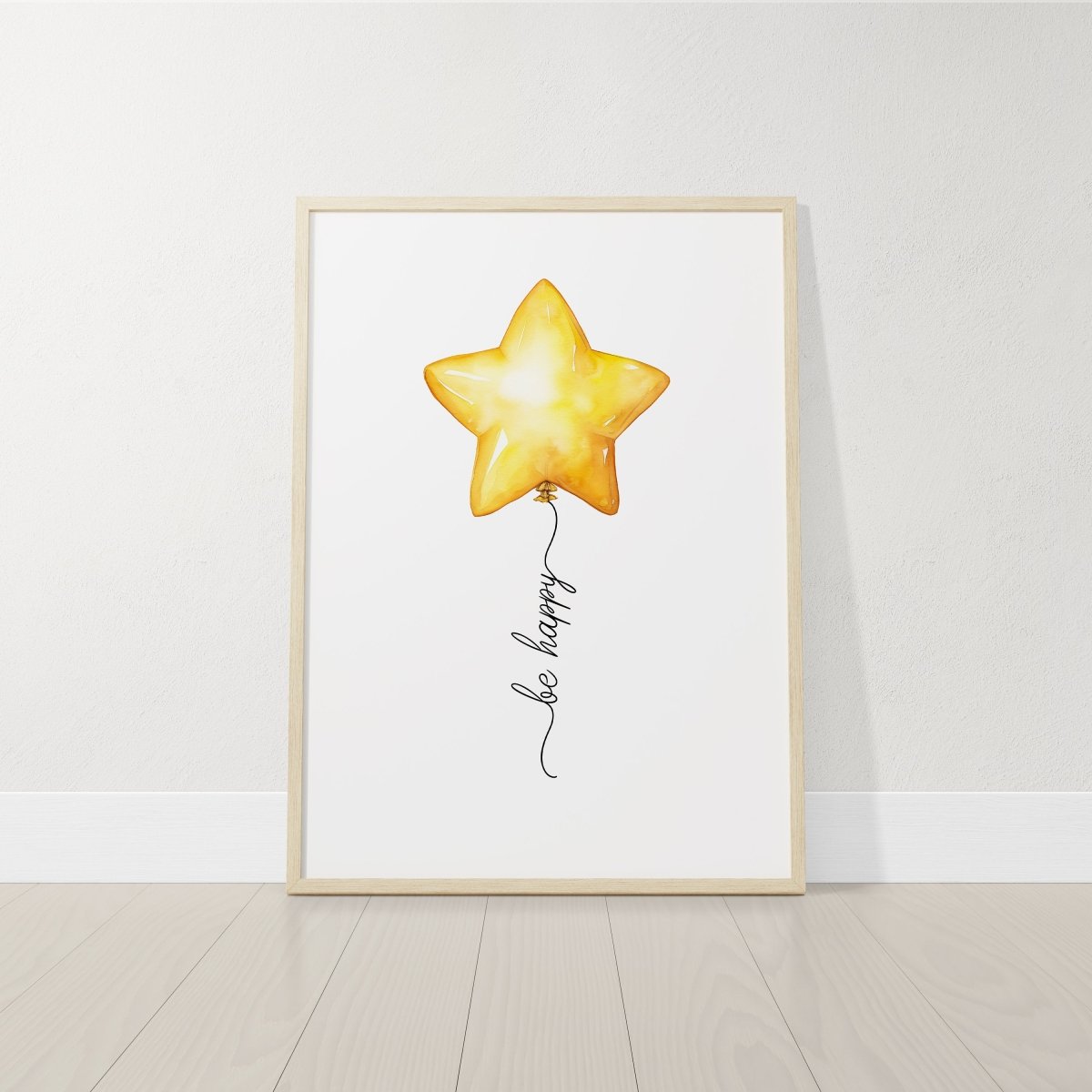 Balloon Nursery Wall Prints | Set of 3 | Gender Neutral Wall Art for Baby's Room - RoseRowanDesign - 