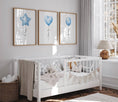 Load image into Gallery viewer, Blue Balloon Nursery Wall Art | Set of 3 | Boys Bedroom & Playroom Decor - RoseRowanDesign - 
