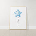 Load image into Gallery viewer, Blue Balloon Nursery Wall Art | Set of 3 | Boys Bedroom & Playroom Decor - RoseRowanDesign - 
