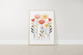 Load image into Gallery viewer, Butterflies and Flowers | Set of 3 Nursery Wall Art | Pink Butterfly Prints for Baby Girls Room - RoseRowanDesign - Wall Art
