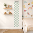 Load image into Gallery viewer, Personalised Children’s Height Chart Wall Sticker - Checker Board
