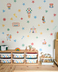 Load image into Gallery viewer, Circus Wall Stickers | Colourful Nursery Wall Decals Baby & Kids Room
