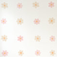 Load image into Gallery viewer, Premium Fabric Nursery Wall Stickers - Daisies - Pink & Beige - RoseRowanDesign
