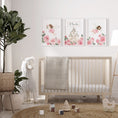 Load image into Gallery viewer, Fairy Castle Personalised | Set of 3 Prints | Girls Nursery, Bedroom or Playroom - RoseRowanDesign - Wall Art
