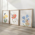 Load image into Gallery viewer, Fairy Floral Nursery Art Set - Whimsical Wall Prints for Girls Bedroom Playroom Decor - RoseRowanDesign - 
