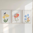 Load image into Gallery viewer, Fairy Floral Nursery Art Set - Whimsical Wall Prints for Girls Bedroom Playroom Decor - RoseRowanDesign - 
