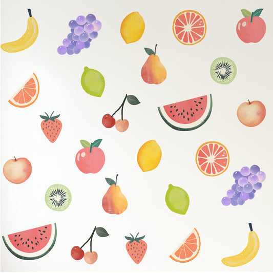 Premium Fabric Nursery Wall Stickers - Fruit - RoseRowanDesign
