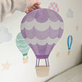 Load image into Gallery viewer, Hot Air Balloon Wall Stickers  Pastel Nursery Decals | Available in 6 Colourways
