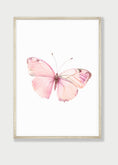 Load image into Gallery viewer, Pink Butterfly Personalised Set Of 3 Nursery Prints For Baby Girls Room, Girl Bedroom Prints, Pink Nursery Decor Wall Art, Butterflies Print
