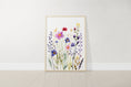 Load image into Gallery viewer, Purple Wildflower Set Of 3 Nursery Wall Art Prints For Baby Girls Room, Girls Bedroom Prints, Floral Nursery Decor, She Is a Wildflower
