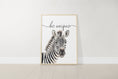 Load image into Gallery viewer, Safari Animal Prints For Nursery, Set Of 3 Safari Animal Nursery Wall Art Prints For Baby Room, Neutral Kids Decor, Giraffe Elephant Zebra
