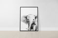 Load image into Gallery viewer, Black and White Safari Animal Prints, Set Of 6 Monochrome Jungle Nursery Wall Art Prints, Neutral Nursery Decor, Unisex Child's Bedroom

