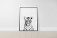 Load image into Gallery viewer, Black and White Safari Animal Nursery Prints, Set Of 3 Monochrome Jungle Animal Nursery Wall Art, Neutral Nursery Decor, Kids Unisex Bedroom
