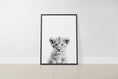 Load image into Gallery viewer, Black and White Safari Animal Prints, Set Of 6 Monochrome Jungle Nursery Wall Art Prints, Neutral Nursery Decor, Unisex Child's Bedroom

