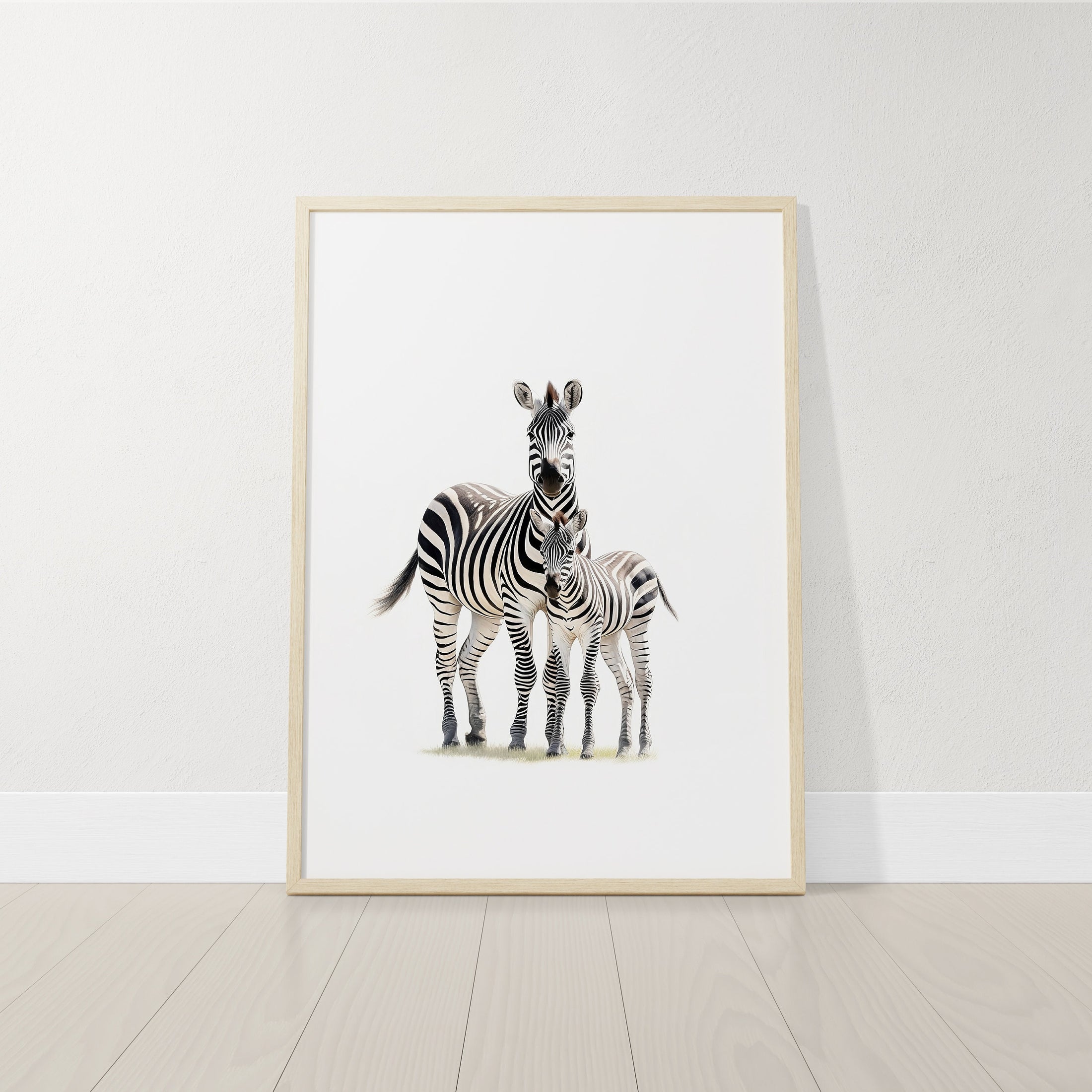Safari Animal Prints for Nursery, Set of 3 Safari Animal Nursery Wall Art for Babies Room, Neutral Nursery Decor, Elephant Zebra Giraffe