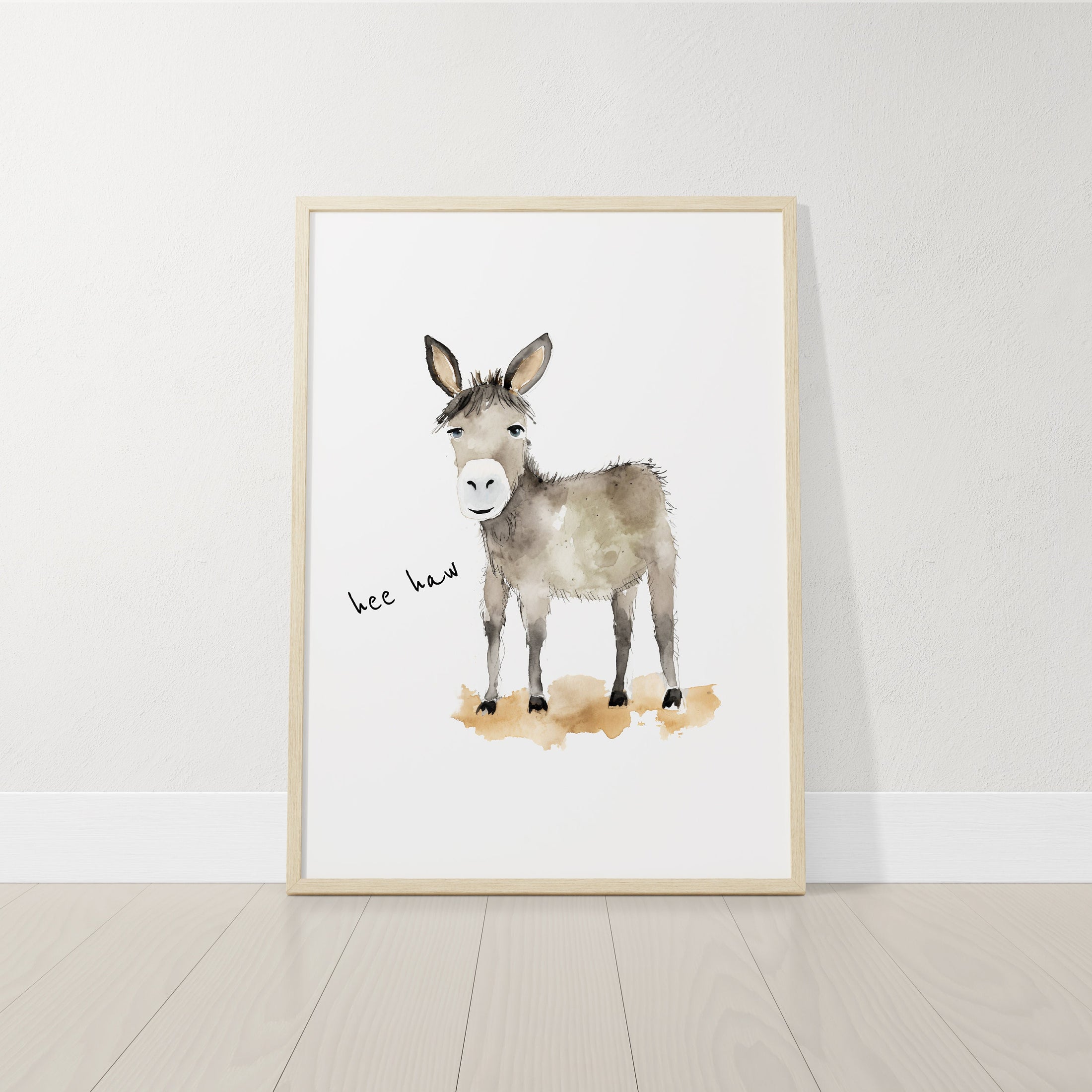 Set of 3 Farm Animal Nursery Prints, Farm Theme Nursery Wall Art Prints For Baby Boys Bedroom, Farmhouse Playroom Posters, Gender Neutral